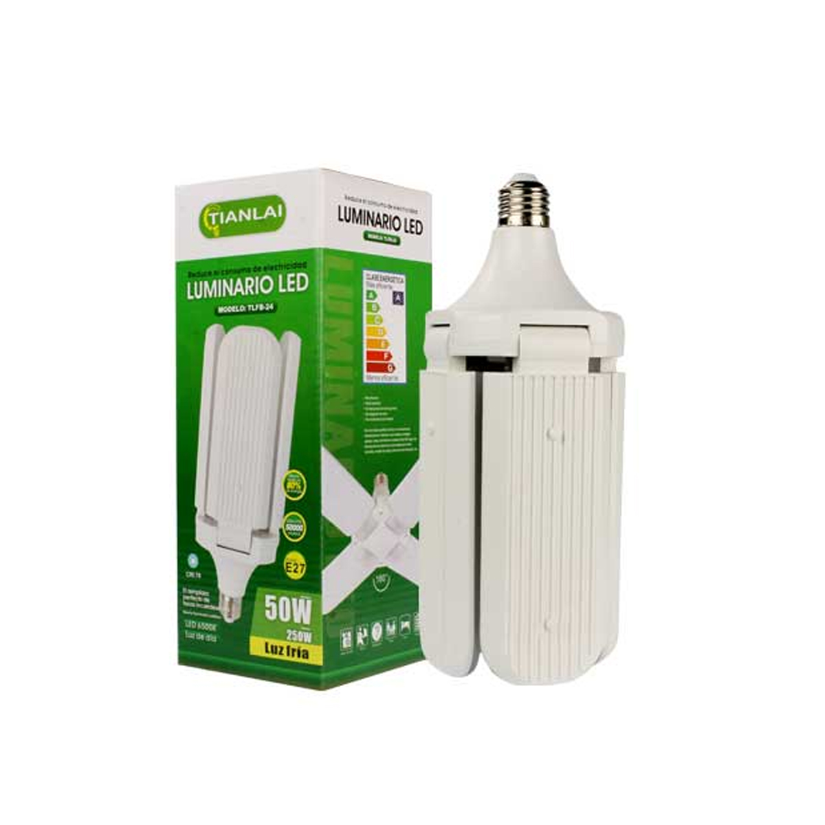 Foto 2 | Luminaria LED TIANLAI E27W50T06 color Blanco