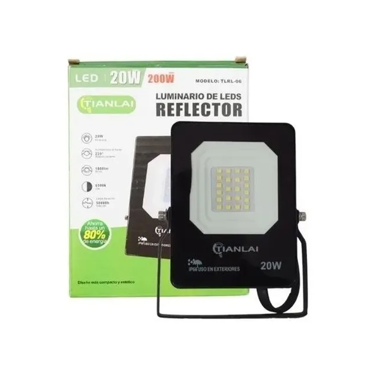 Foto 3 pulgar | Reflector Led Tianlai R13W20S05 20 W