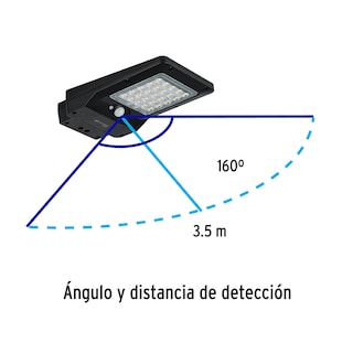 Foto 2 | Luminario Led con Panel Solar Truper Sub900l