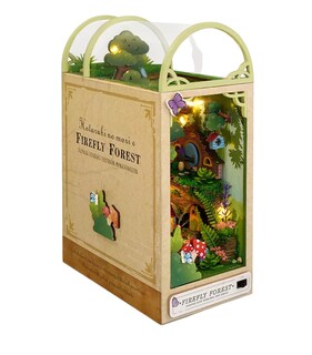 Foto 1 | Soporte Para Libros Montado En Tres Dimensiones Bosque De Luciérnagas