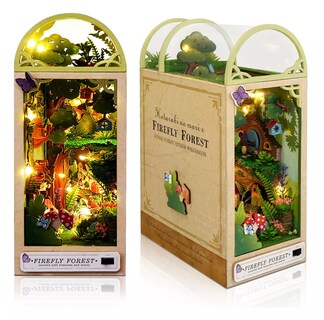 Foto 3 | Soporte Para Libros Montado En Tres Dimensiones Bosque De Luciérnagas