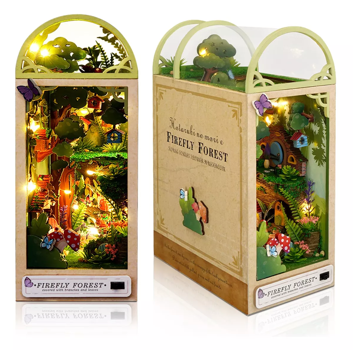 Foto 4 pulgar | Soporte Para Libros Montado En Tres Dimensiones Bosque De Luciérnagas