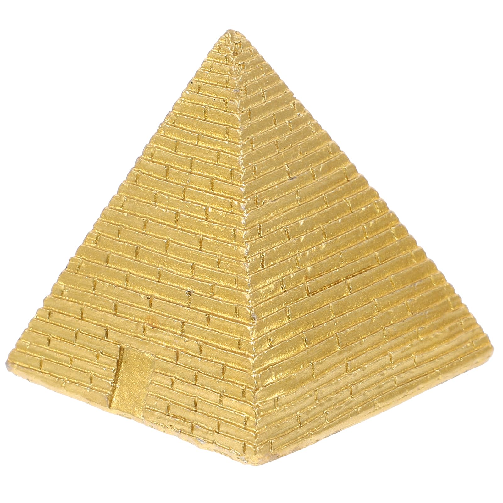 Foto 1 | Estatua Piramidal Egipcia Stobaza De Resina Dorada De 5 3 Cm - Venta Internacional.