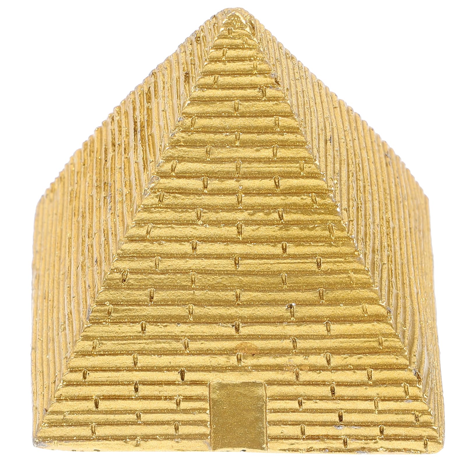 Foto 5 | Estatua Piramidal Egipcia Stobaza De Resina Dorada De 5 3 Cm - Venta Internacional.