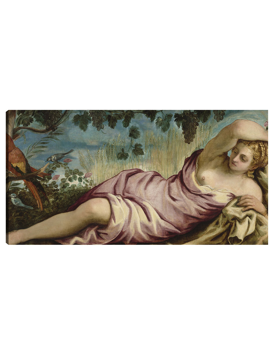 Foto 1 | Cuadro Decorativo - Verano (c. 1546-1548)- Jacopo Tintoretto - Fotografía - 34x64 - Impresión En Lienzo - Fine Art Tj