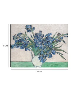 Foto 6 | Cuadro Decorativo - Iris 1890- Vincent Van Gogh - Religión - 28x36 - Impresión En Lienzo - Fine Art Tj