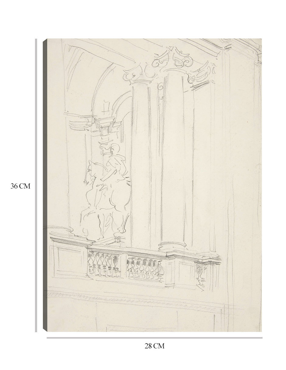 Foto 6 | Cuadro Decorativo - Interior (hacia 1906)- John Singer Sargent - Abstracto - 28x36 - Impresión En Lienzo - Fine Art Tj