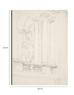 Foto 6 | Cuadro Decorativo - Interior (hacia 1906)- John Singer Sargent - Abstracto - 28x36 - Impresión En Lienzo - Fine Art Tj