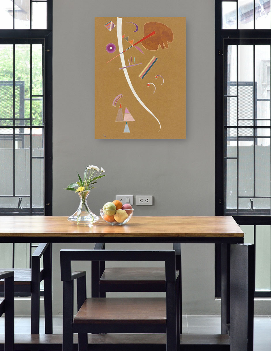 Foto 4 | Cuadro Decorativo - Ohne Titel (sin Título) (1940)- Wassily Kandinsky - Abstracto - 77x102 - Impresión En Lienzo