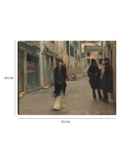 Foto 6 | Cuadro Decorativo - Calle En Venecia- John Singer Sargent - Religión - 69x92 - Impresión En Lienzo - Fine Art Tj