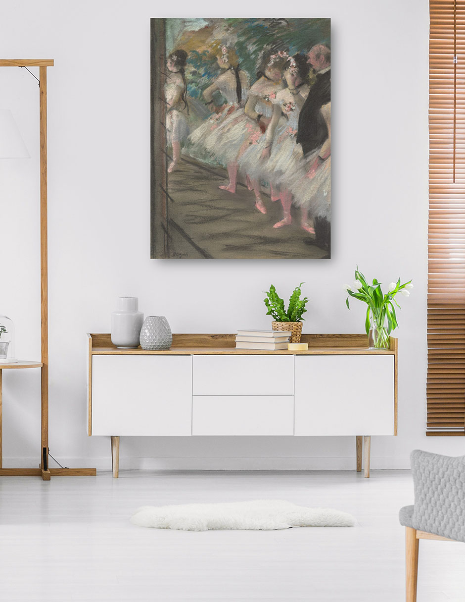 Foto 5 | Cuadro Decorativo - El Ballet, C. 1880- Edgar Degas - Fotografía - 69x92 - Impresión En Lienzo - Fine Art Tj