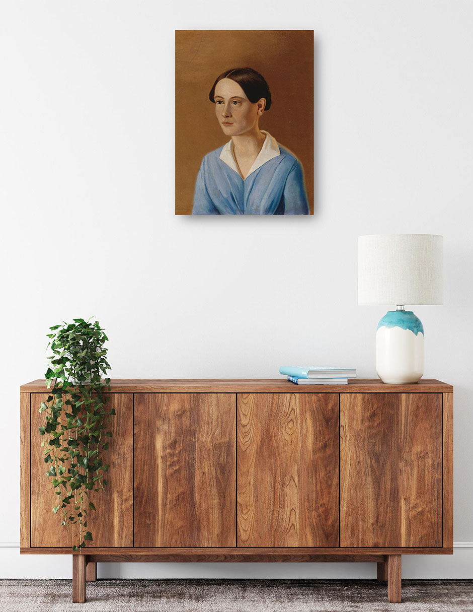 Foto 2 | Cuadro Decorativo - Ana María Fabricio (1849)- Ferdinand Von Wright - Fotografía - 28x36 - Impresión En Lienzo -
