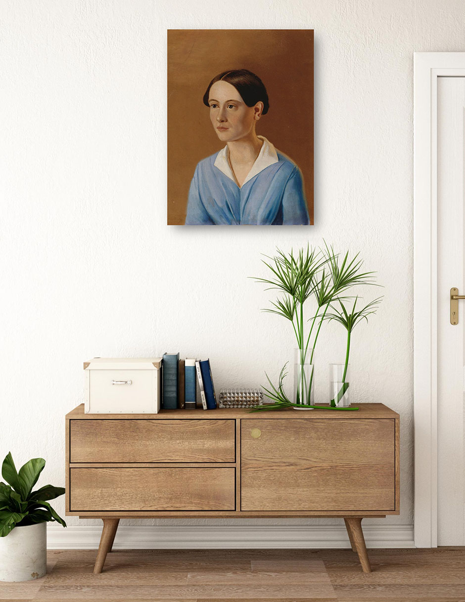 Foto 3 | Cuadro Decorativo - Ana María Fabricio (1849)- Ferdinand Von Wright - Fotografía - 28x36 - Impresión En Lienzo -