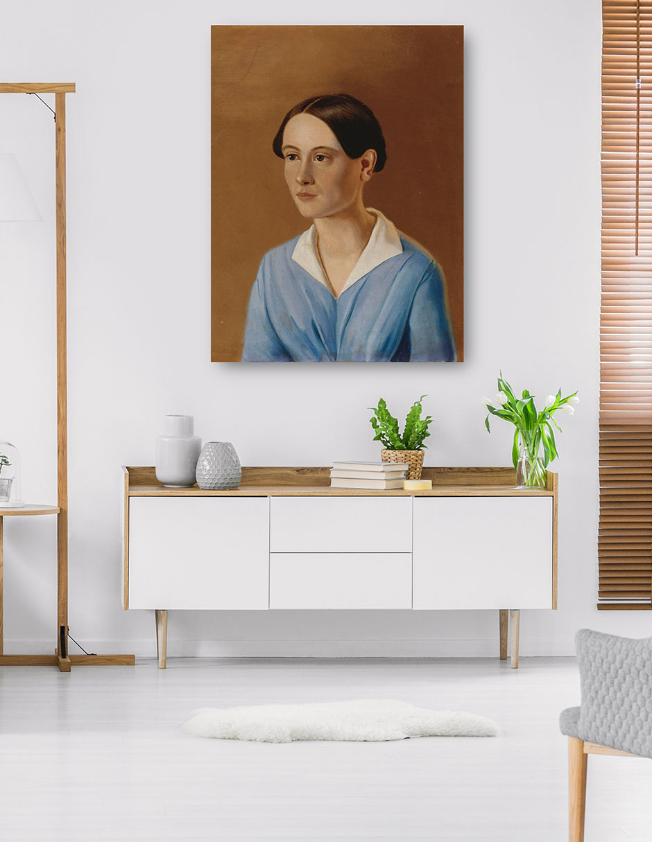 Foto 5 | Cuadro Decorativo - Ana María Fabricio (1849)- Ferdinand Von Wright - Fotografía - 28x36 - Impresión En Lienzo -
