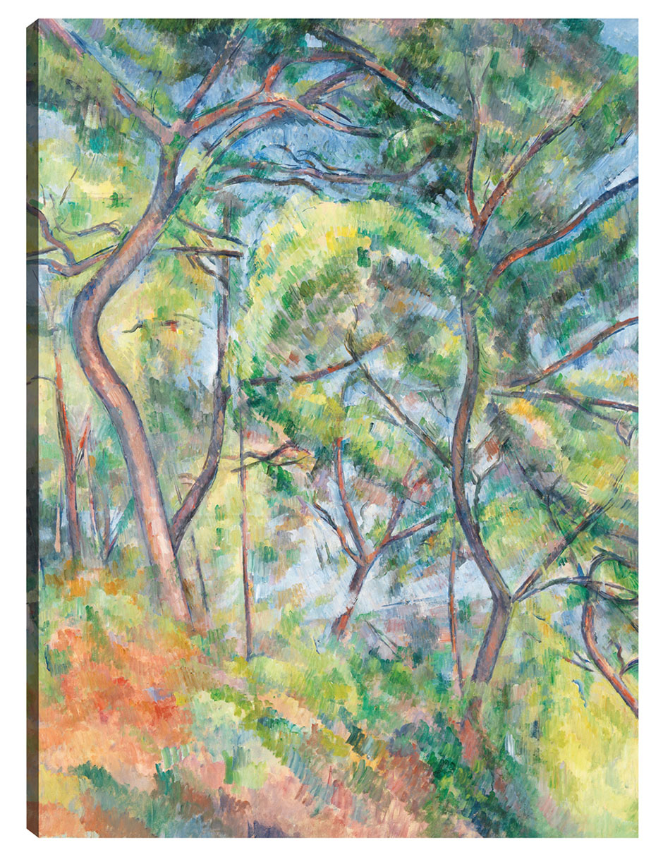 Foto 2 pulgar | Cuadro Decorativo - Sous-bois (hacia 1894)- Paul Cézanne - Paisaje - 46x61 - Impresión En Lienzo - Fine Art Tj