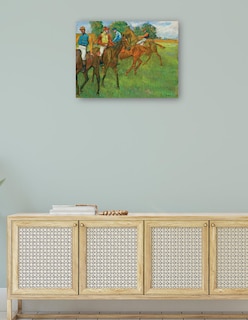 Foto 4 | Cuadro Decorativo - Antes De La Carrera (1887-1889)- Edgar Degas - Fotografía - 69x92 - Impresión En Lienzo - Fine Ar
