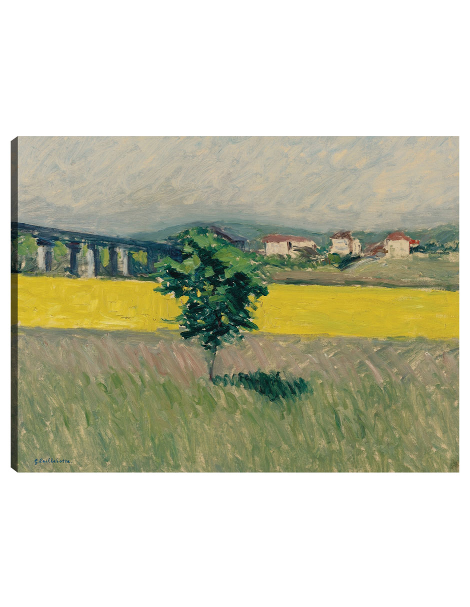 Foto 2 pulgar | Cuadro Decorativo - Pradera Del Pont D'argenteuil- Gustave Caillebotte - Religión - 46x61 - Impresión En Lienzo -