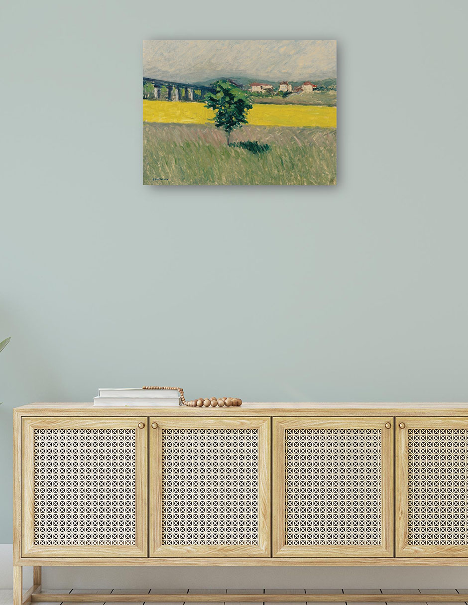 Foto 5 pulgar | Cuadro Decorativo - Pradera Del Pont D'argenteuil- Gustave Caillebotte - Religión - 46x61 - Impresión En Lienzo -