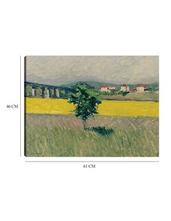 Foto 6 | Cuadro Decorativo - Pradera Del Pont D'argenteuil- Gustave Caillebotte - Religión - 46x61 - Impresión En Lienzo -