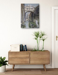 Foto 3 | Cuadro Decorativo - Puente De Los Suspiros- John Singer Sargent - Ciudades - 46x61 - Impresión En Lienzo - Fine Art Tj
