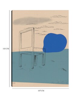 Foto 6 | Cuadro Decorativo - Paisaje Con Silla (1929-1930)- Mikuláš Galanda - Abstracto - 107x143 - Impresión En Lienzo -