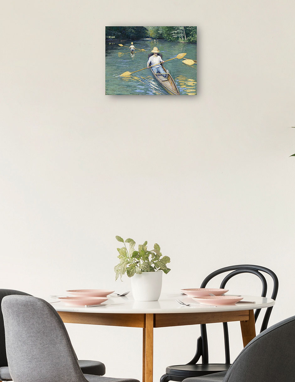 Foto 2 | Cuadro Decorativo - Esquifes (1877)- Gustave Caillebotte - Religión - 46x61 - Impresión En Lienzo - Fine Art Tj