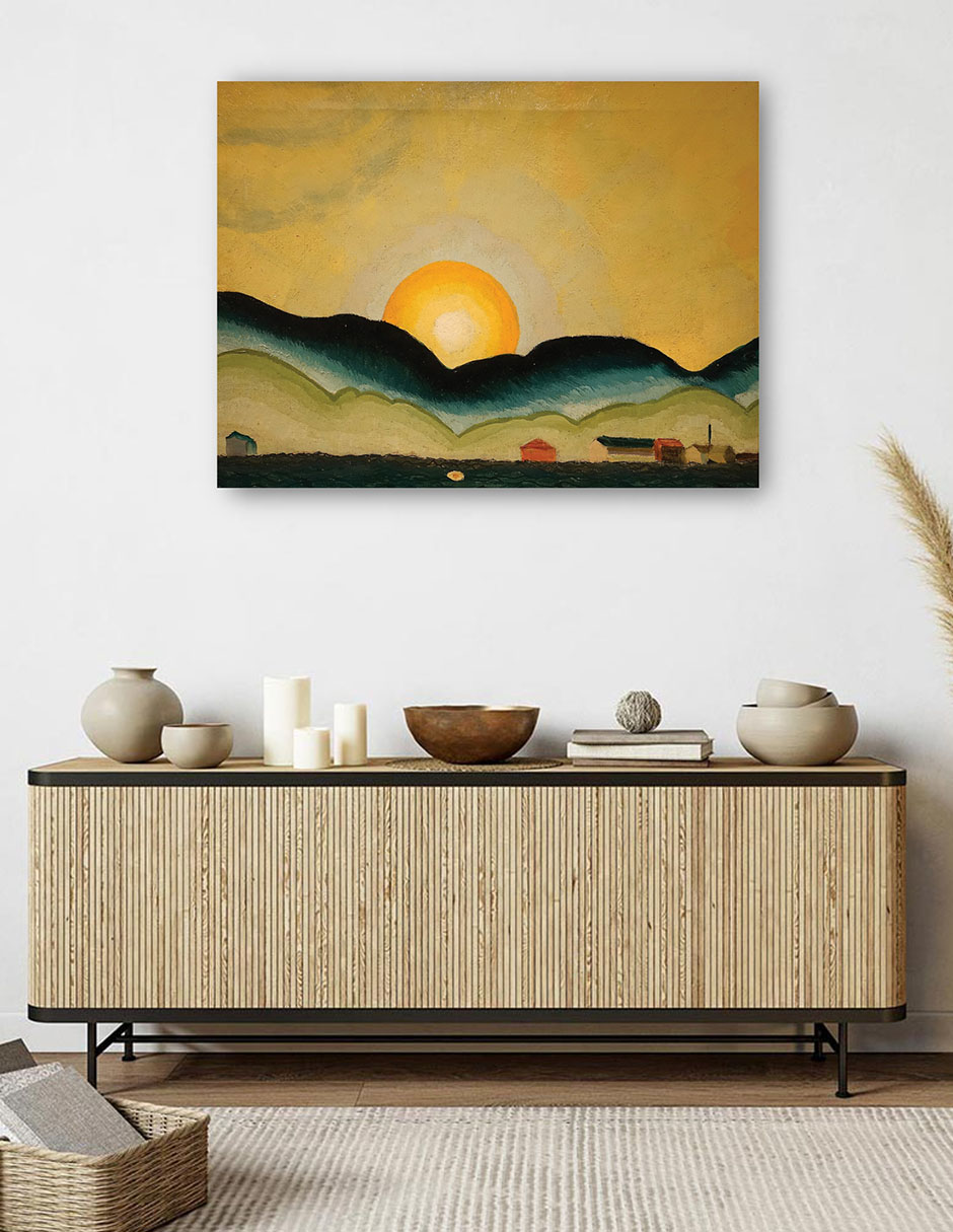 Foto 6 pulgar | Cuadro Decorativo - Puerto De Northport (1929)- Arthur Dove - Religión - 69x92 - Impresión En Lienzo - Fine Art Tj