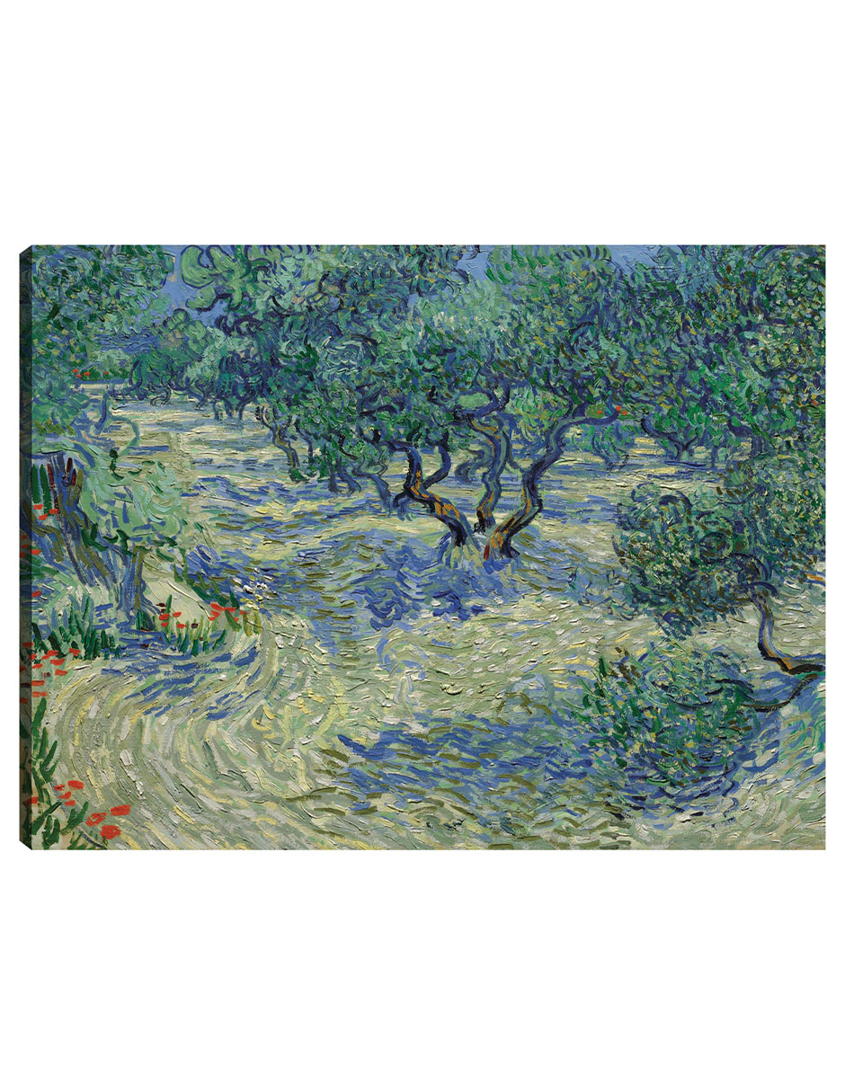 Foto 2 pulgar | Cuadro Decorativo - Huerto De Olivos- Vincent Van Gogh - Religión - 69x92 - Impresión En Lienzo - Fine Art Tj