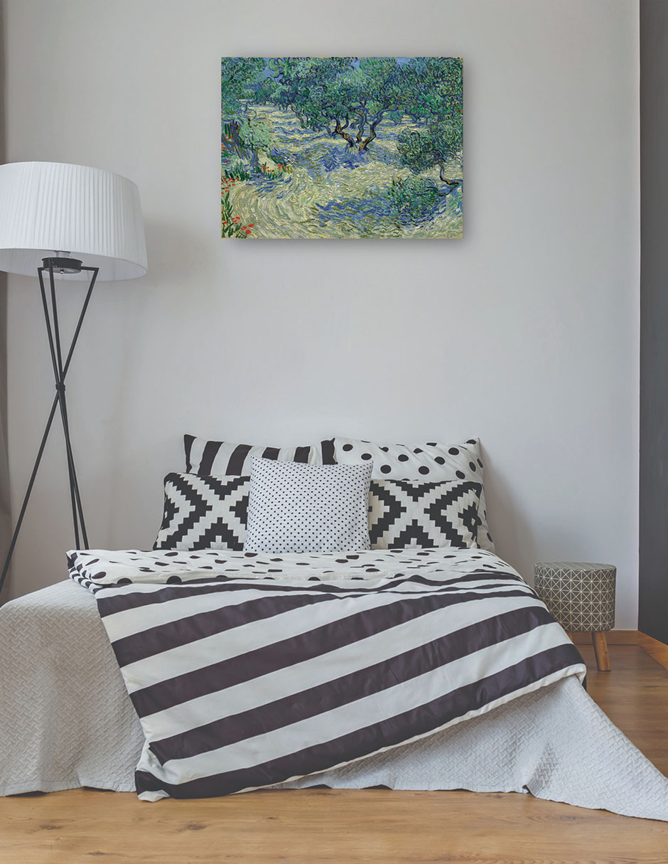 Foto 4 pulgar | Cuadro Decorativo - Huerto De Olivos- Vincent Van Gogh - Religión - 69x92 - Impresión En Lienzo - Fine Art Tj