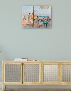 Foto 4 | Cuadro Decorativo - El Chiringuito (1923-25)- Henri Lebasque - Costa - 69x92 - Impresión En Lienzo - Fine Art Tj
