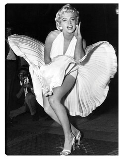Foto 1 | Cuadro Decorativo - Marilyn Monroe, La Picazón De Siete Años- Unknown - Fotografía - 28x36 - Impresión En Lien