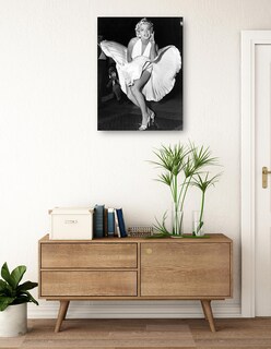 Foto 3 | Cuadro Decorativo - Marilyn Monroe, La Picazón De Siete Años- Unknown - Fotografía - 28x36 - Impresión En Lien