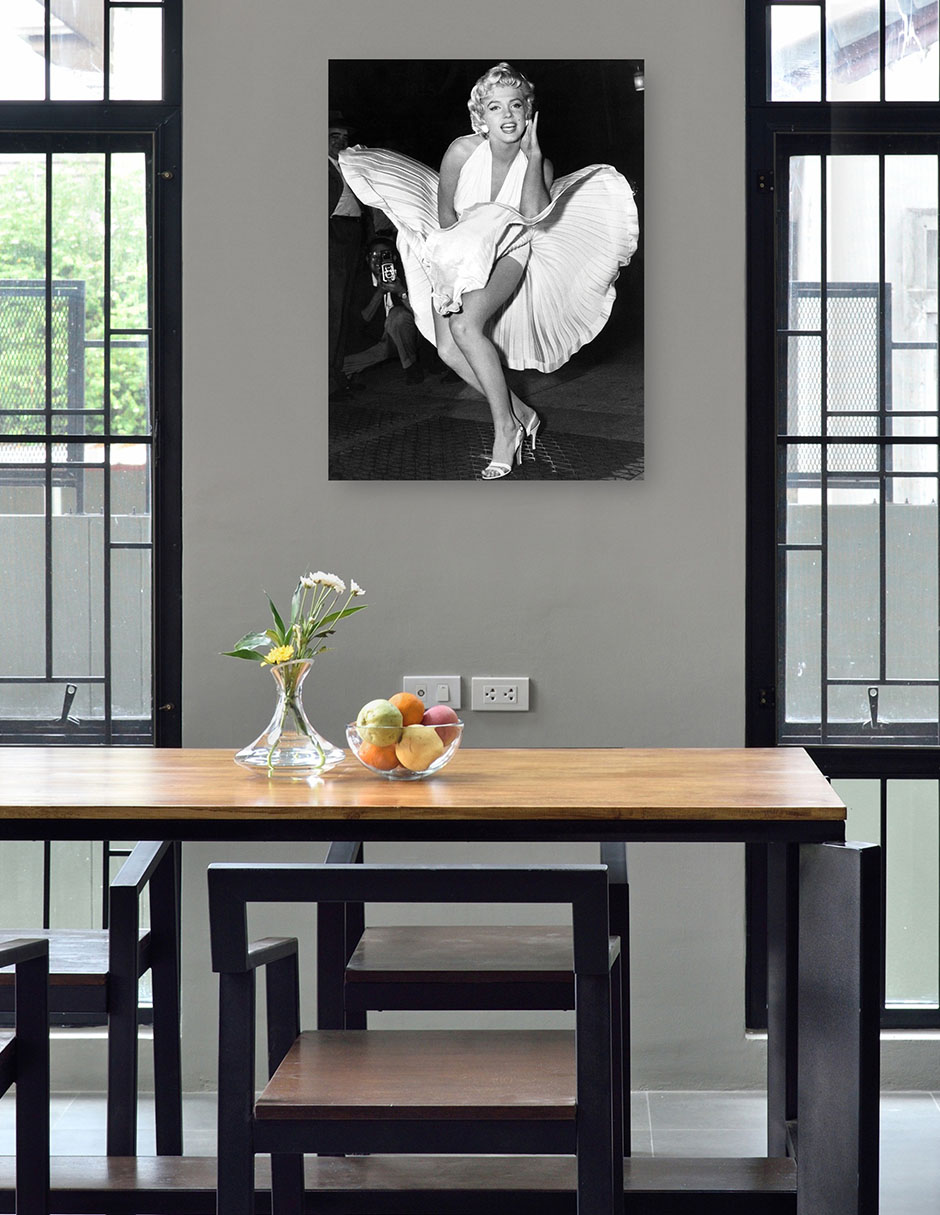 Foto 5 pulgar | Cuadro Decorativo - Marilyn Monroe, La Picazón De Siete Años- Unknown - Fotografía - 28x36 - Impresión En Lien
