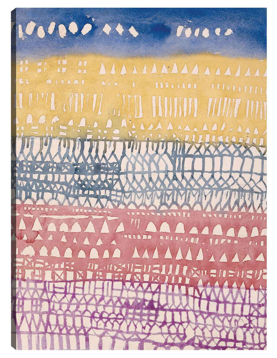 Foto 1 | Cuadro Decorativo - Casco Antiguo (resumen) (1928)- Paul Klee - Abstracto - 77x102 - Impresión En Lienzo - Fine Art Tj