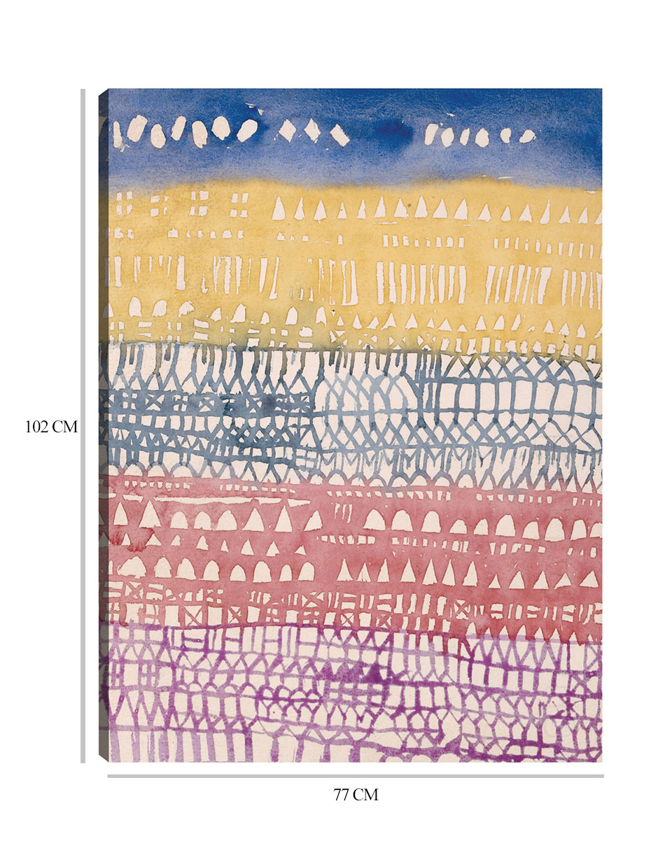 Foto 6 | Cuadro Decorativo - Casco Antiguo (resumen) (1928)- Paul Klee - Abstracto - 77x102 - Impresión En Lienzo - Fine Art Tj