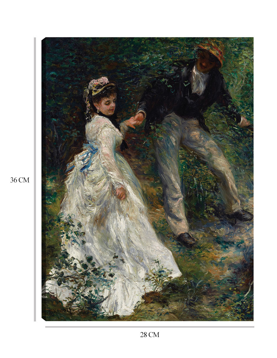 Foto 7 pulgar | Cuadro Decorativo - El Paseo (1870)- Pierre-auguste Renoir - Fotografía - 28x36 - Impresión En Lienzo - Fine Art Tj