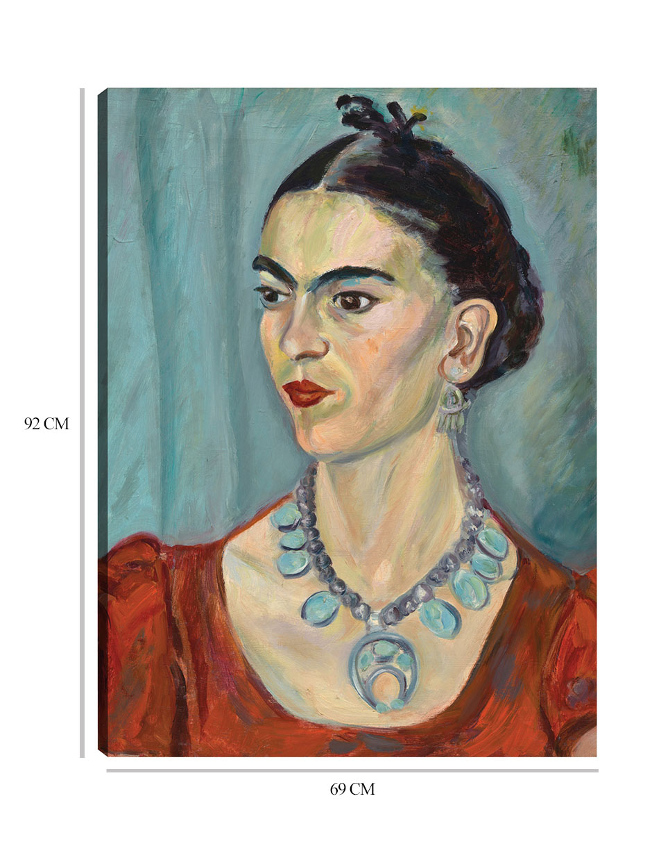 Foto 7 pulgar | Cuadro Decorativo - Frida Khalo (1933)- Magda Pach - Fotografía - 69x92 - Impresión En Lienzo - Fine Art Tj