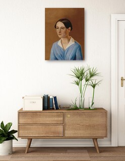 Foto 3 | Cuadro Decorativo - Ana María Fabricio (1849)- Ferdinand Von Wright - Fotografía - 69x92 - Impresión En Lienzo -