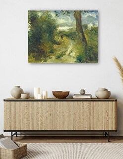 Foto 5 | Cuadro Decorativo - Paisaje Entre Tormentas- Pierre-auguste Renoir - Religión - 46x61 - Impresión En Lienzo - Fine Ar