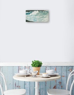 Foto 2 | Cuadro Decorativo - Surf, Cuello De Prout (1883)- Winslow Homer - Costa - 46x89 - Impresión En Lienzo - Fine Art Tj