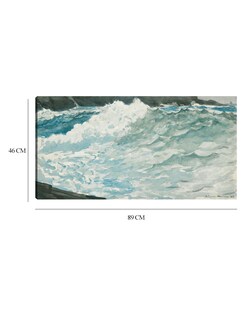 Foto 6 | Cuadro Decorativo - Surf, Cuello De Prout (1883)- Winslow Homer - Costa - 46x89 - Impresión En Lienzo - Fine Art Tj