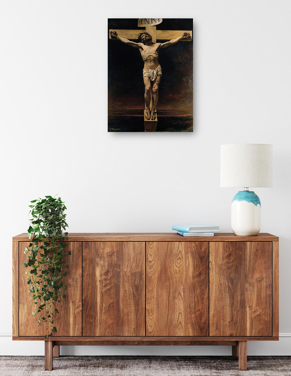 Foto 2 | Cuadro Decorativo - El Cristo En La Cruz (1874)- Léon Bonnat - Religión - 46x61 - Impresión En Lienzo - Fine Art Tj