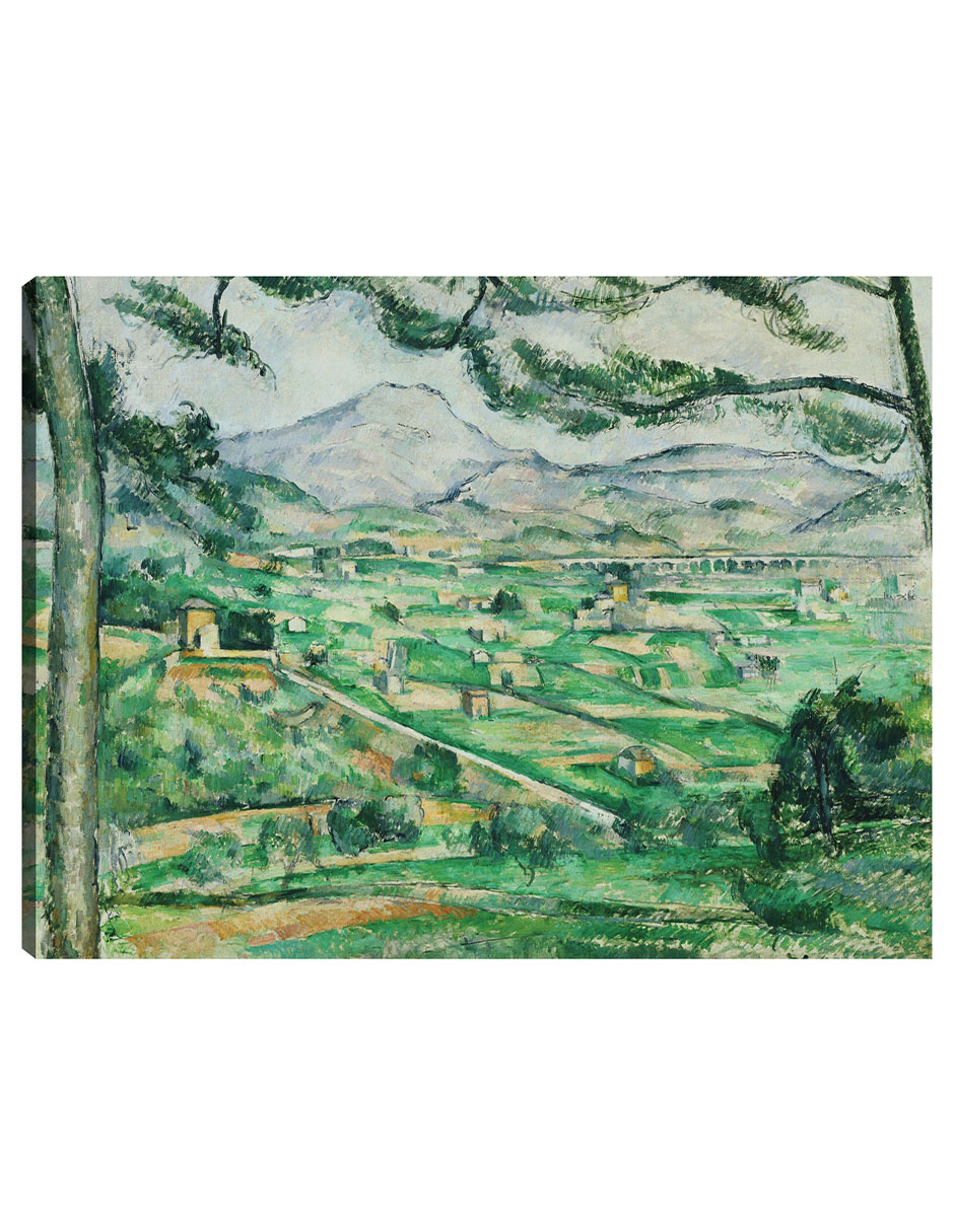 Foto 2 pulgar | Cuadro Decorativo - Monte Santa Victoria 2- Paul Cézanne - Religión - 69x92 - Impresión En Lienzo - Fine Art Tj