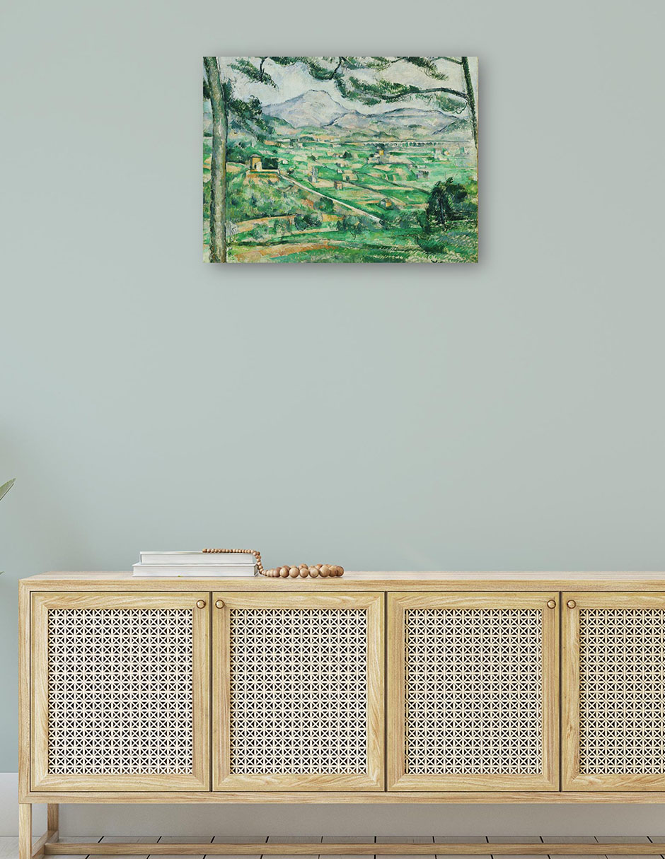 Foto 4 | Cuadro Decorativo - Monte Santa Victoria 2- Paul Cézanne - Religión - 69x92 - Impresión En Lienzo - Fine Art Tj