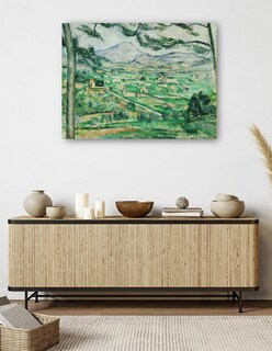 Foto 5 | Cuadro Decorativo - Monte Santa Victoria 2- Paul Cézanne - Religión - 69x92 - Impresión En Lienzo - Fine Art Tj