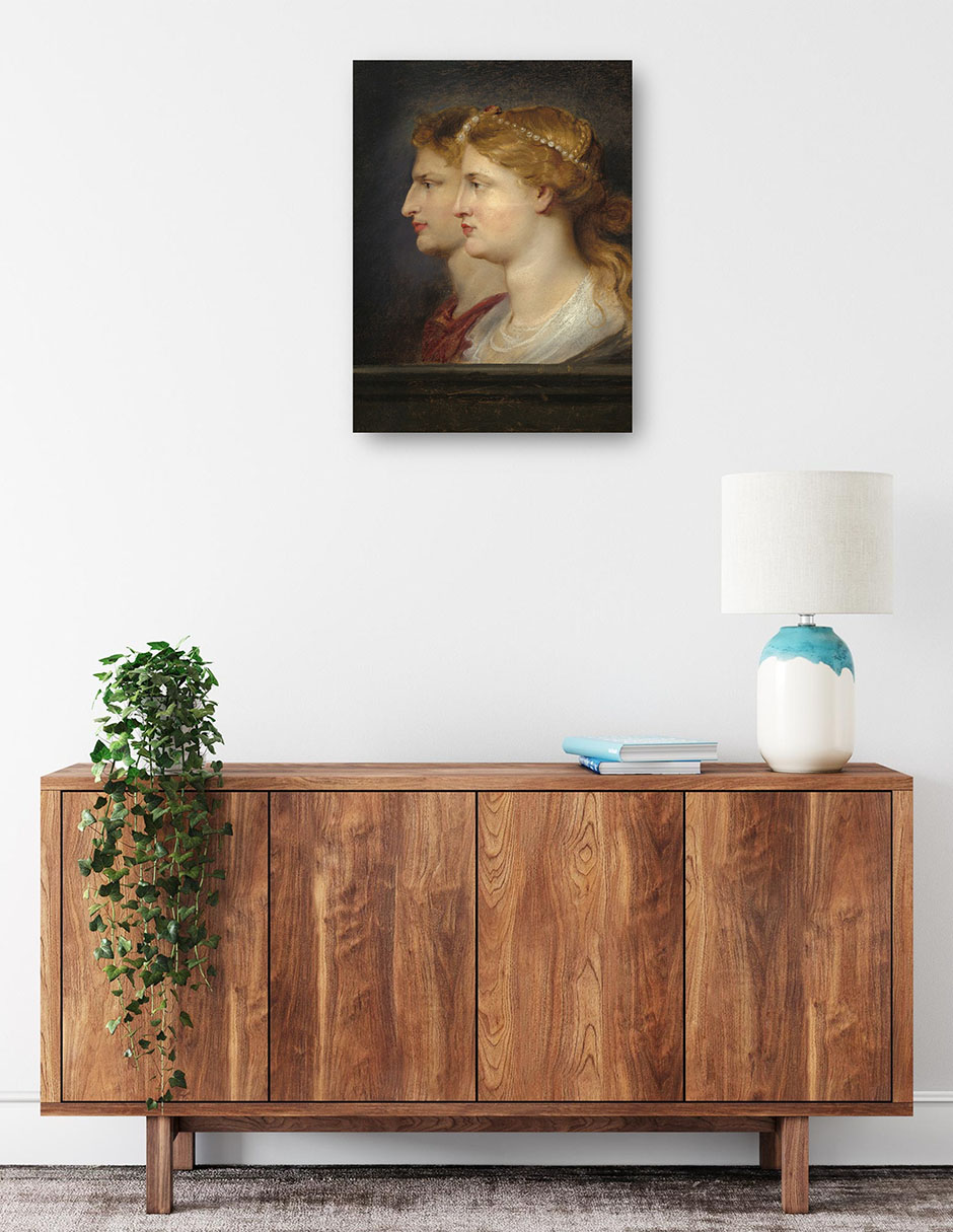 Foto 2 | Cuadro Decorativo - Agripina Y Germánico (c. 1614)- Peter Paul Rubens - Fotografía - 69x92 - Impresión En Lienz