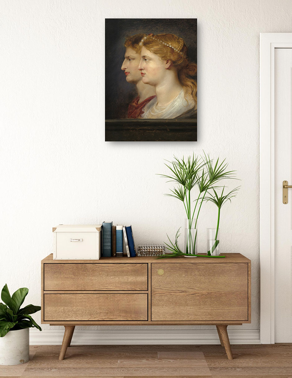 Foto 4 pulgar | Cuadro Decorativo - Agripina Y Germánico (c. 1614)- Peter Paul Rubens - Fotografía - 69x92 - Impresión En Lienz