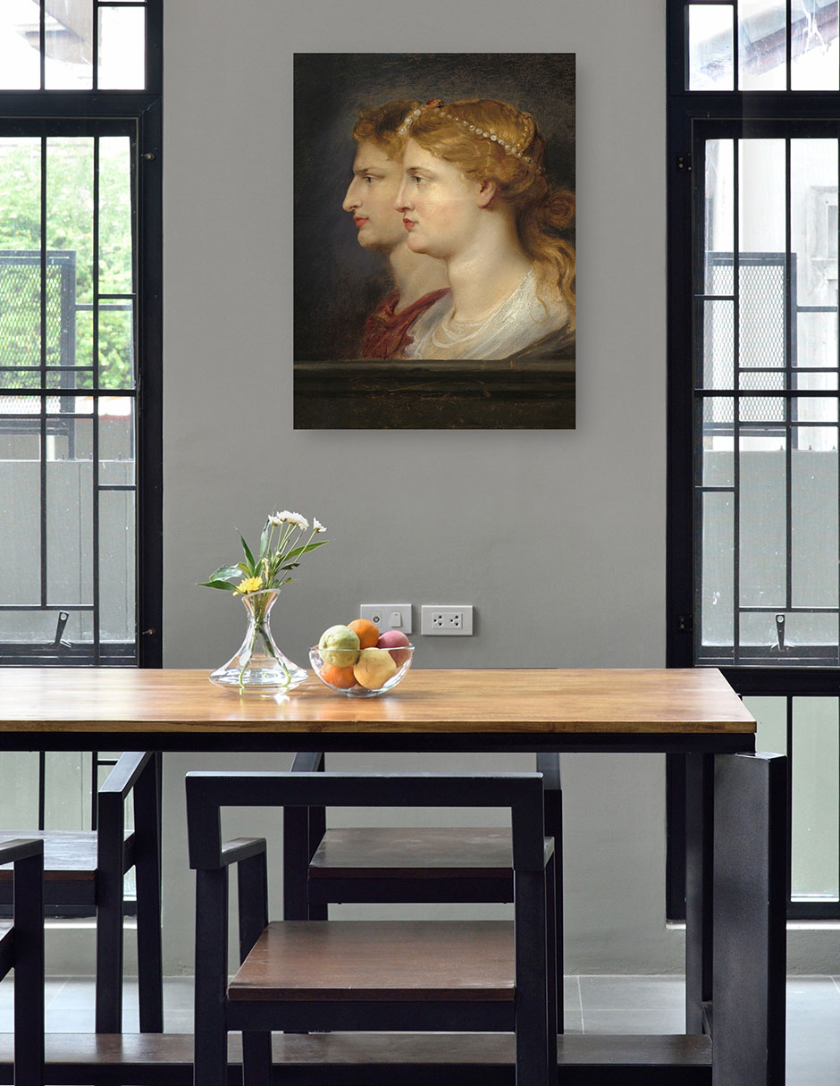 Foto 5 pulgar | Cuadro Decorativo - Agripina Y Germánico (c. 1614)- Peter Paul Rubens - Fotografía - 69x92 - Impresión En Lienz