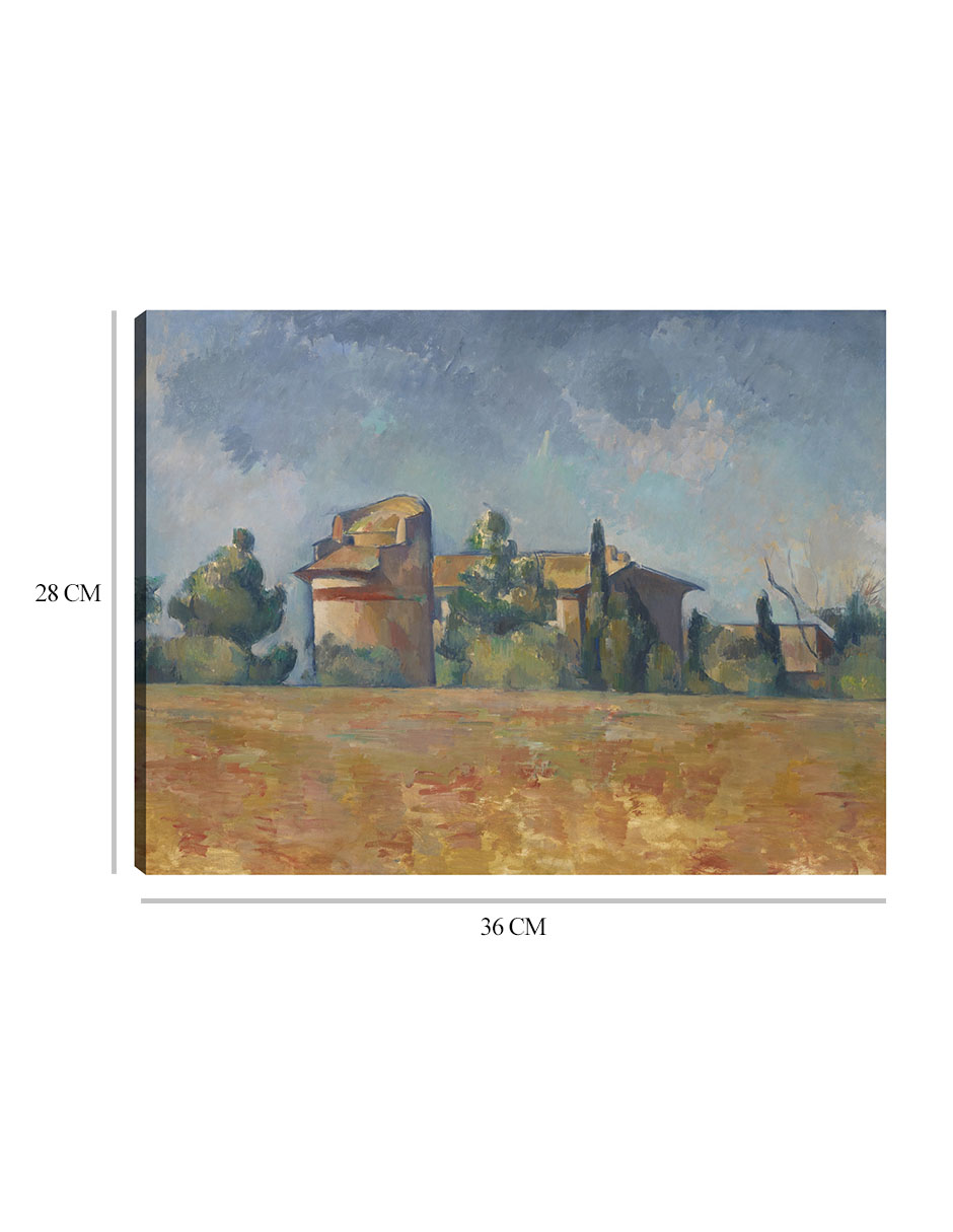 Foto 7 pulgar | Cuadro Decorativo - El Palomar De Bellevue (1888-1892) Ii- Paul Cézanne - Religión - 28x36 - Impresión En Lienz