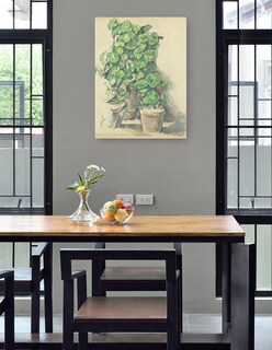 Foto 4 | Cuadro Decorativo - Geranios (1888-1890)- Paul Cézanne - Floral - 28x36 - Impresión En Lienzo - Fine Art Tj
